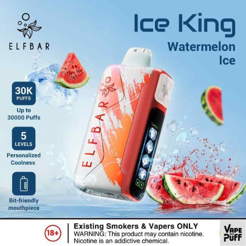 Elf Bar Ice Kings 30000 Puffs- Watermelon Ice