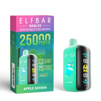 Elf bar Raya D3  25000 Puffs Disposable Vape India