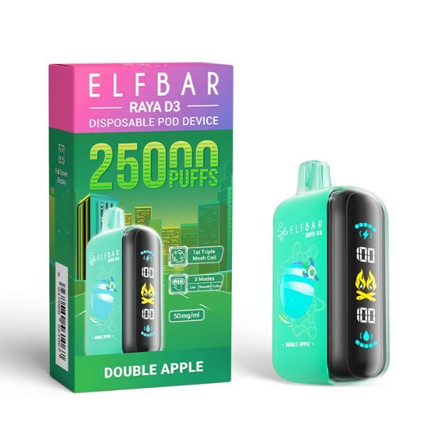 Elf bar Raya D3  25000 Puffs Disposable Vape India